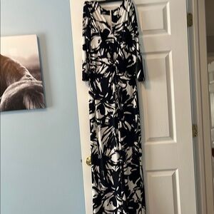 Chico’s Black and White jumpsuit Size 10
